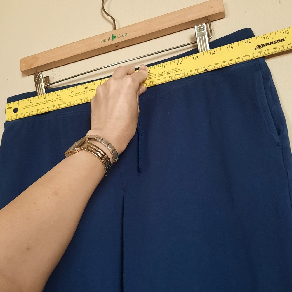 Karen Scott Sport Blue Sweatpants Joggers Athleisure Pajamas - Picture 3 of 6